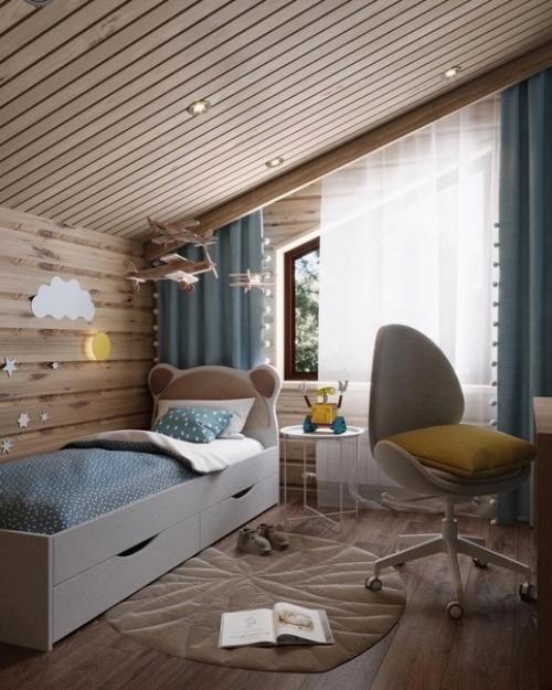 Лишь в том случае, если вам по душе загородные дома, то обратите внимание на интерьер этого замечательного домика. 05