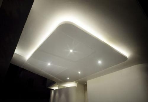 Потолок с подсветкой своими руками. 01