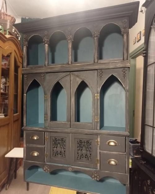 Назрела у меня декоративная полка на кухню. 06