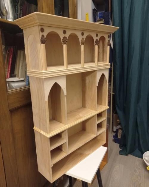 Назрела у меня декоративная полка на кухню. 04