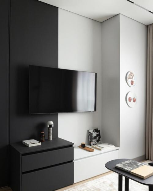 Графичный и чистый дизайн, одновременно функциональный и обладает обширной зоной хранения. 04