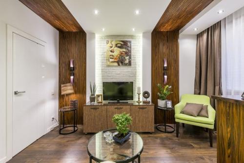 Гостиная в стиле лофт. 05