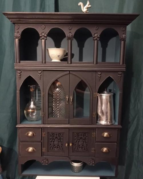 Назрела у меня декоративная полка на кухню. 07