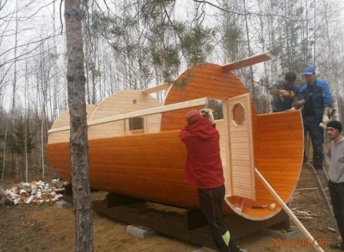 Бaня - боч a cвоими ру aми. 01