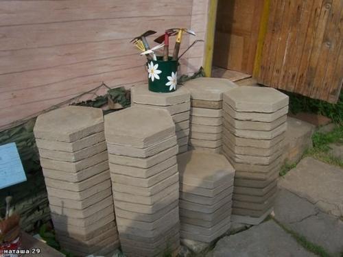 Тротуарная плитка своими руками. 05