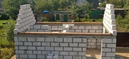 Построил баньку своими руками. 06