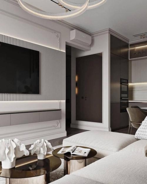 Коричневый цвет в интерьере - олицетворение комфорта, безопасности и уюта. 03