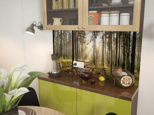 Дизайн - проект гостиной в современном Эко - Стиле. 06