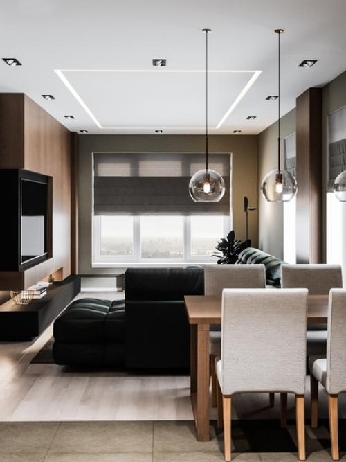 Дизайн интерьера трехкомнатной квартиры 80 кв. 03