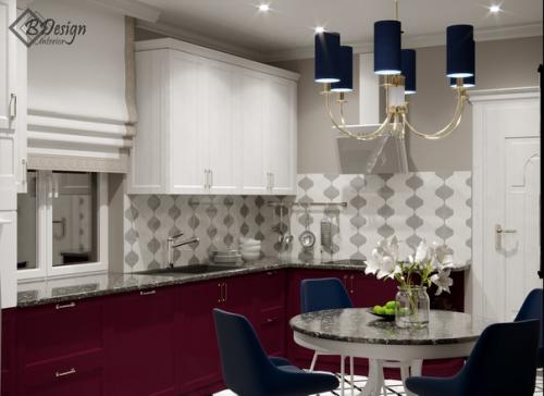 Дизайн кухни в стиле современной классики. 02