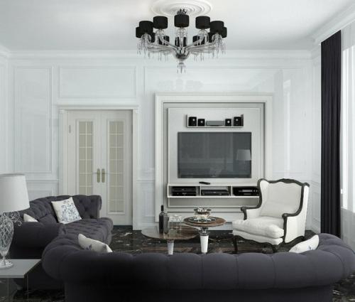 Интерьер гостиной. Архитектор - дизайнер: Юров Денис. 04