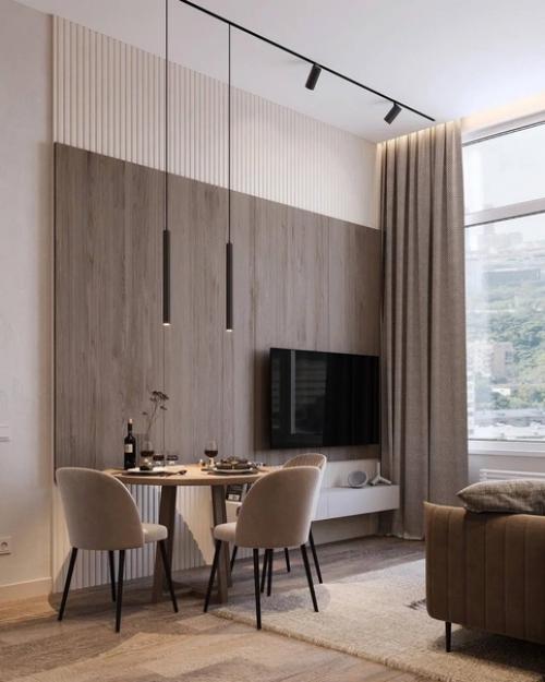 Современный интерьер квартиры в светлых тонах. 04