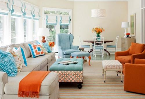 Бирюзовый цвет может Оживить любой интерьер: комнаты, оформленные в этих тонах, кажутся просторнее и светлее. 05