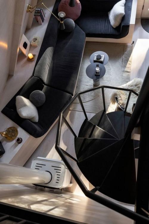 Стильный дизайн небольшого а - образного домика. 07