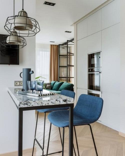 Учитывать вид из окна, выбирая колористику проекта - традиционный приём многих дизайнеров. 02