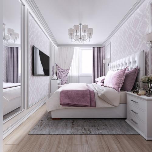 Проект квартиры в стиле современная классика в 90 кв. 06