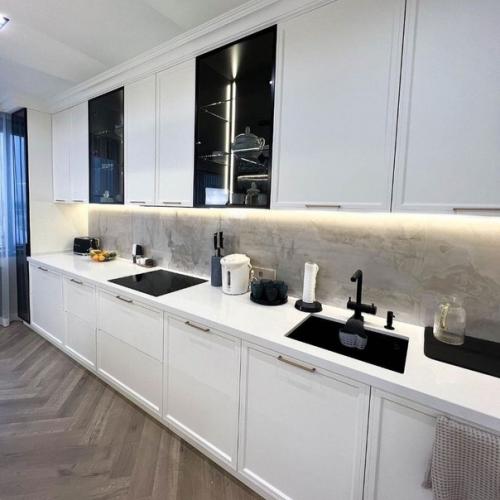 Ну а это наша кухня сразу после монтажа. 02