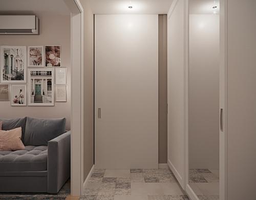 Крошечная гостиная - спальня от Дениса Серова. 07