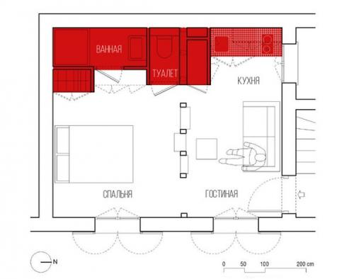 В любой малогабаритной квартире максимизация жилого пространства важное значение имеет. 02