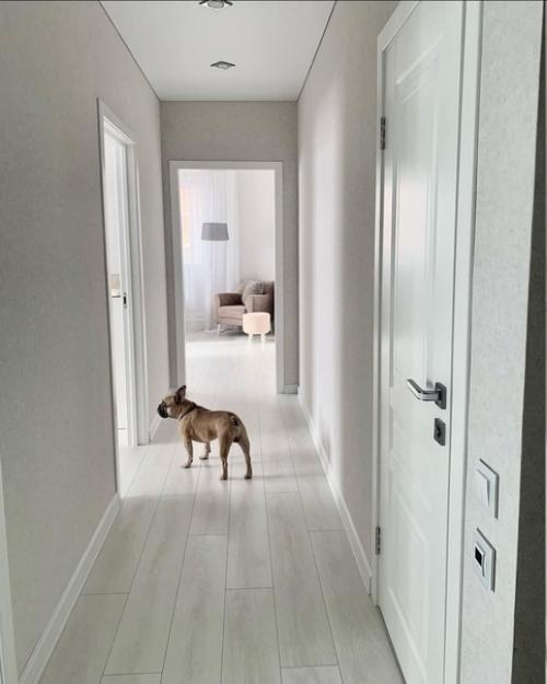 Лаконичный дизайн небольшой квартиры в пастельных тонах. 03