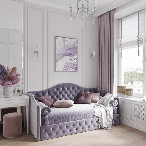 Проект детской комнаты для девочки. 01