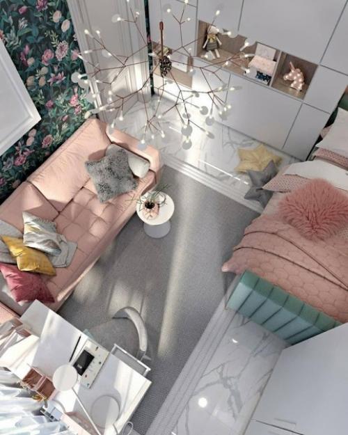 Сочная, вкусная, сказочная комната для маленькой принцессы. 04