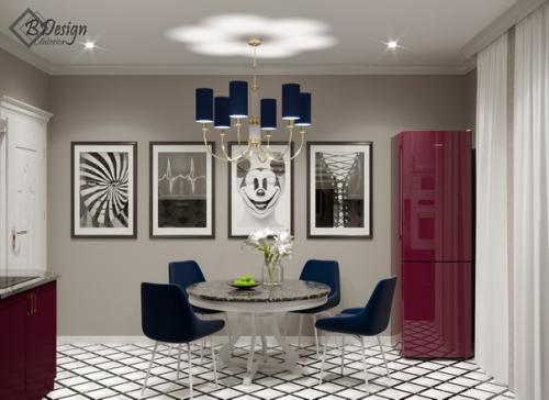 Дизайн кухни в стиле современной классики. 03