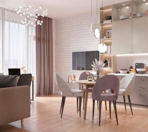 Утренняя подборка лёгких и воздушных интерьеров небольших кухонь. 02