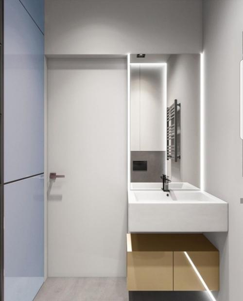 Интерьер ванной комнаты. 01