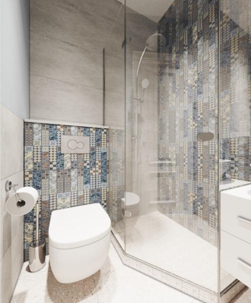 Проект квартиры в стиле современная классика в 90 кв. 08