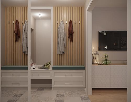 Крошечная гостиная - спальня от Дениса Серова. 06