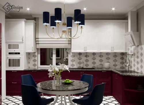 Дизайн кухни в стиле современной классики. 01