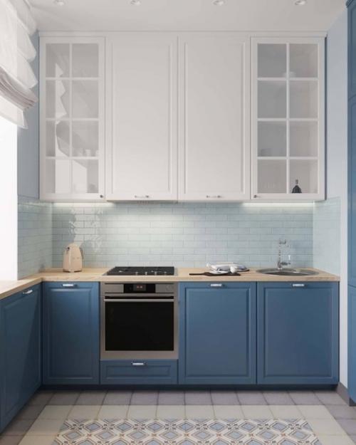 Утренняя подборка лёгких и воздушных интерьеров небольших кухонь. 08