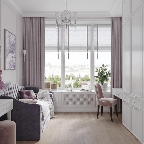 Проект детской комнаты для девочки. 03