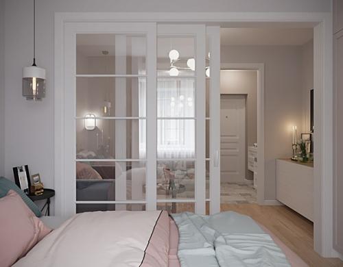 Крошечная гостиная - спальня от Дениса Серова. 02