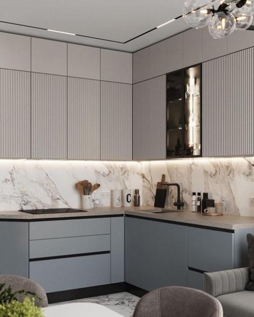 Стильный дизайн - проект кухни. 01