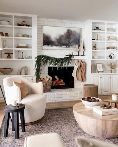 Классический скандинавский интерьер загородного дома. 04