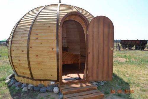 Купольные бани, сама конструкция достаточно новая на рынке строительства бань. 01