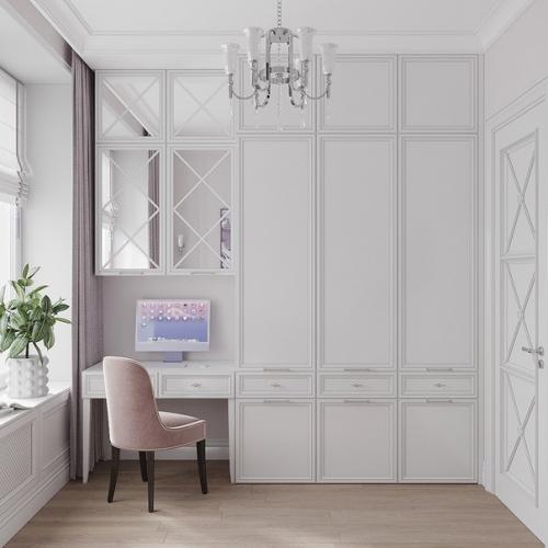 Проект детской комнаты для девочки. 02