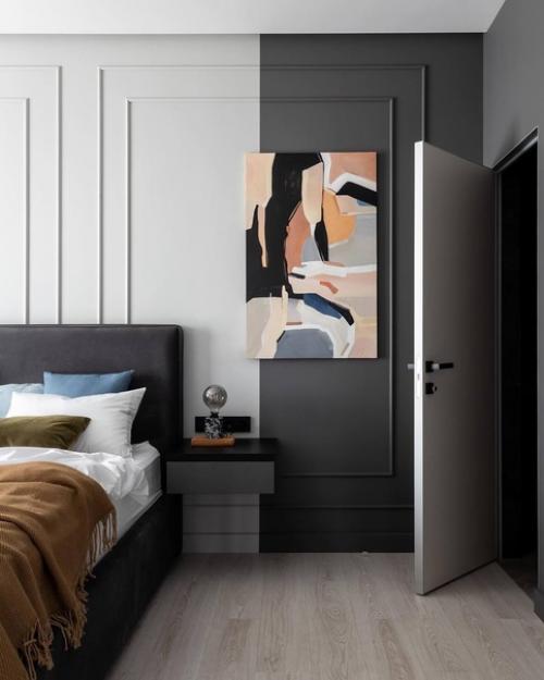 Интерьер спальни в современном стиле. 03