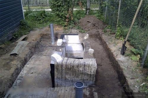 Мы делаем септик из еврокубов. 05 Мы делаем септик из еврокубов. 05