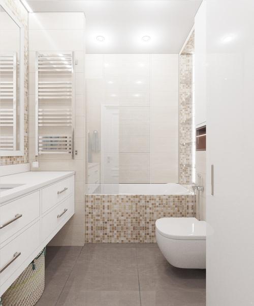 Проект квартиры в стиле современная классика в 90 кв. 07