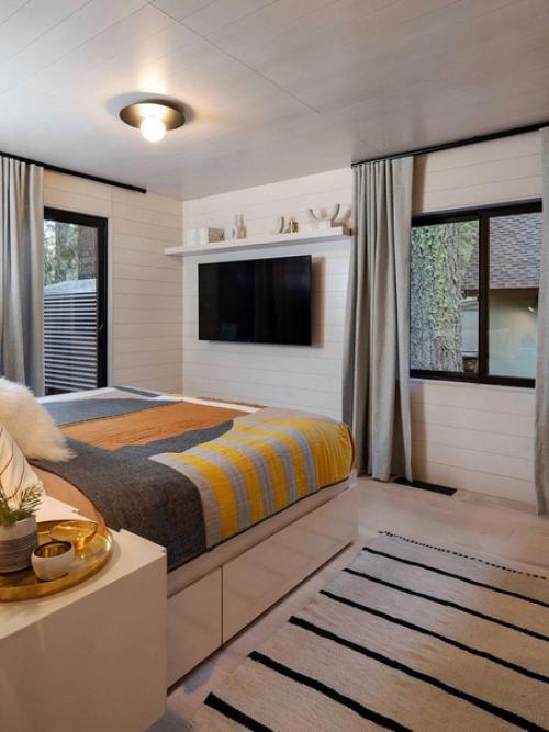 Стильный дизайн небольшого а - образного домика. 03