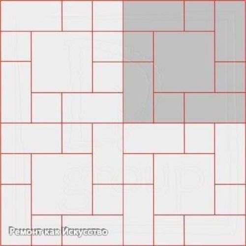 Варианты укладки плитки и керамогранита. 01