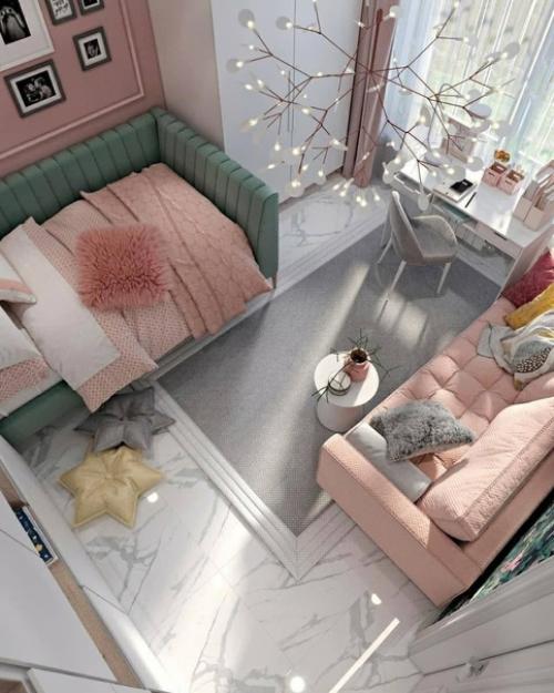 Сочная, вкусная, сказочная комната для маленькой принцессы. 03