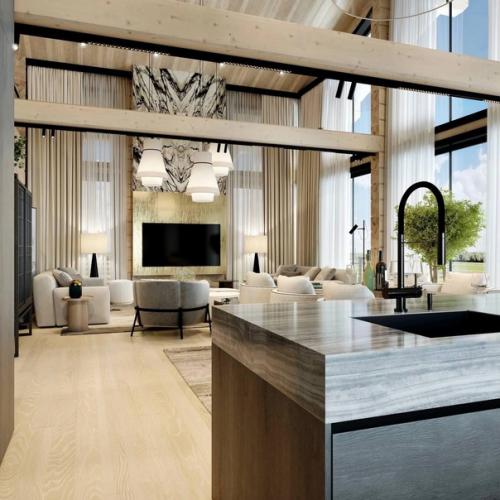 Дизайн - проект загородного дома из бруса. 02