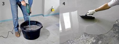 Черновой наливной пол. 02