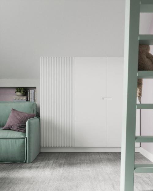 Школа ремонта.  Детская с игровой зоной на 2 уровне. 06