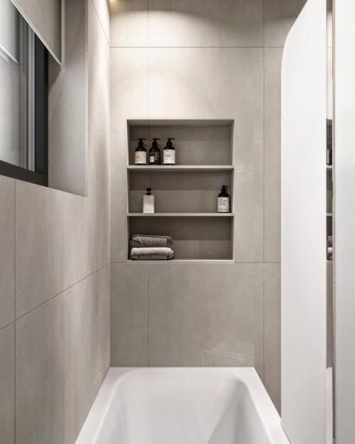 Уютная и функциональная ванная комната площадью 4, 7 квадратных метров. 03