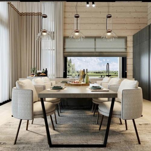 Дизайн - проект загородного дома из бруса. 07